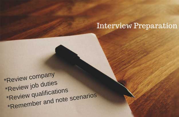 Preparing for the Interview Preparing for the Interview